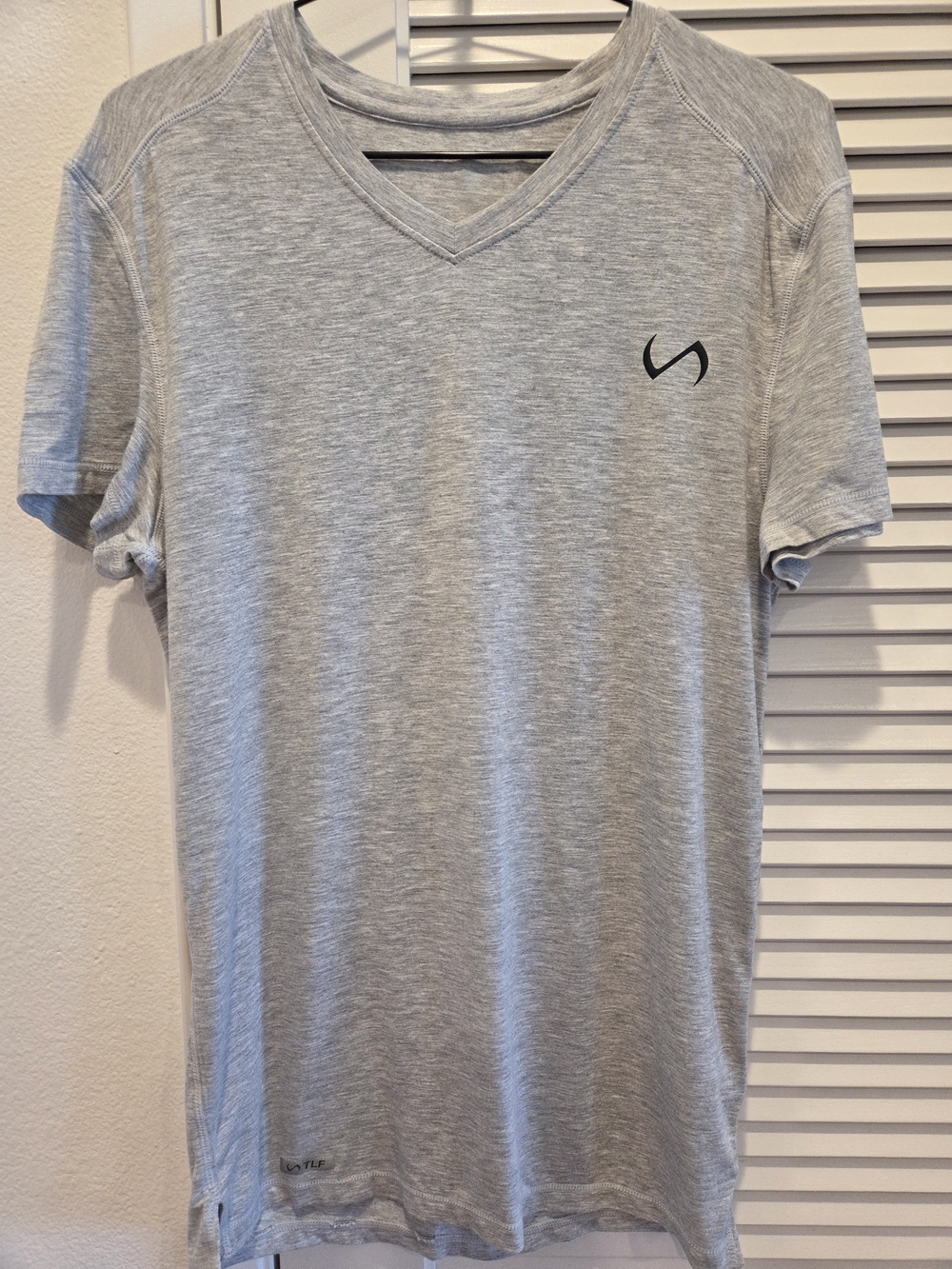TLF Apparel Light Gray V-Neck Men’s Shirt